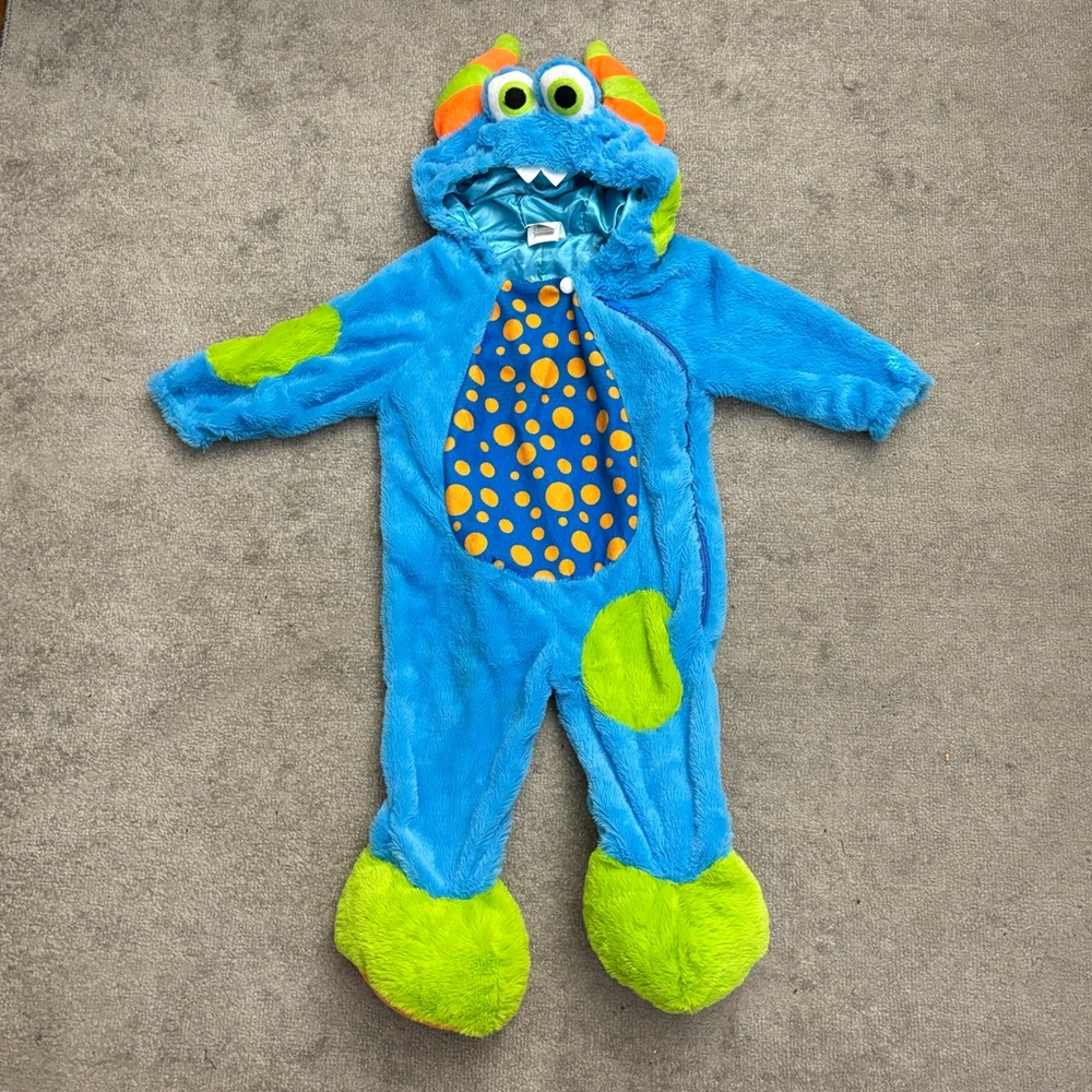 Fuzzy Monster Halloween Dress Up Costume Infant Baby